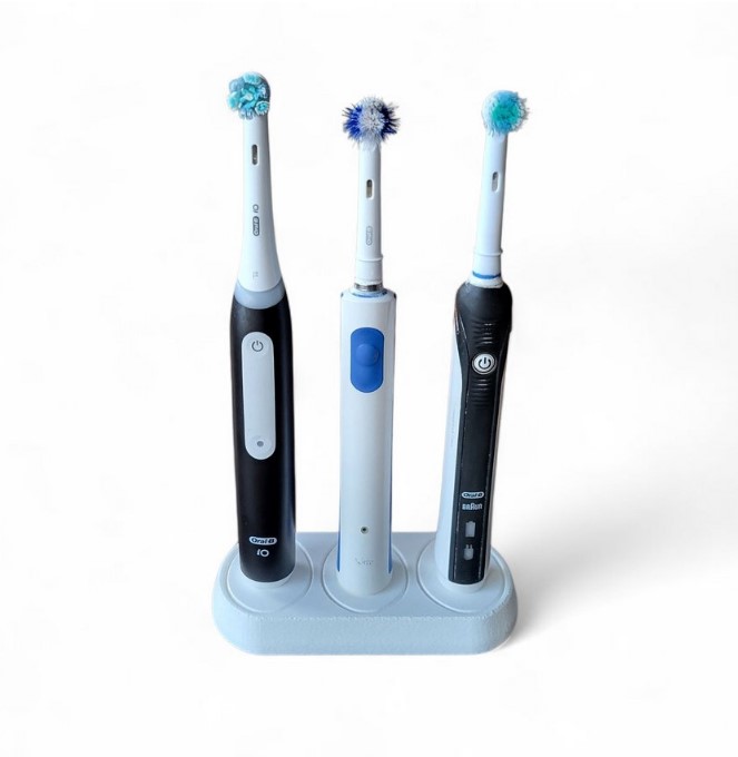 Houder voor 3 elektrische tandenborstels - Oral-B - Geschikt voor 3 tandenborstels