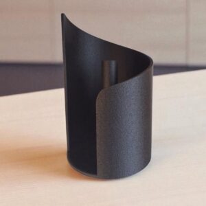 Keukenrolhouder – Staand – Modern Design – Zwart - Keukenpapier houder